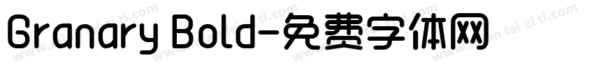 Granary Bold字体转换